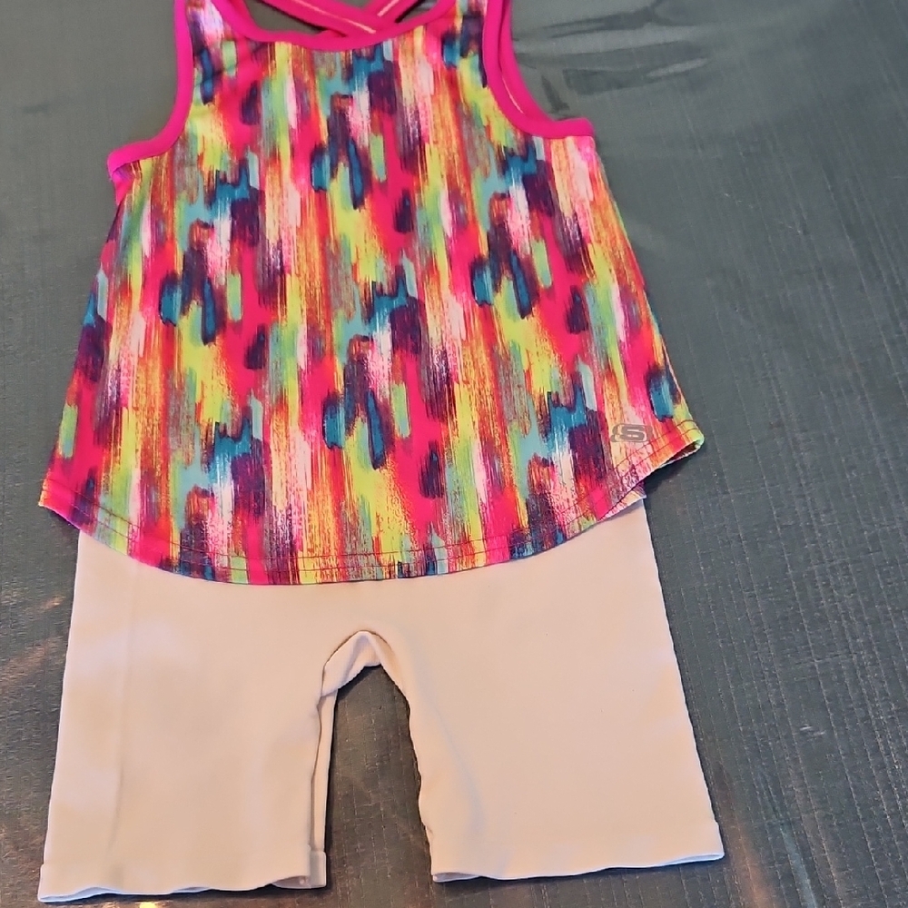 Skechers Kids Colorful Tank and Shorts Set
